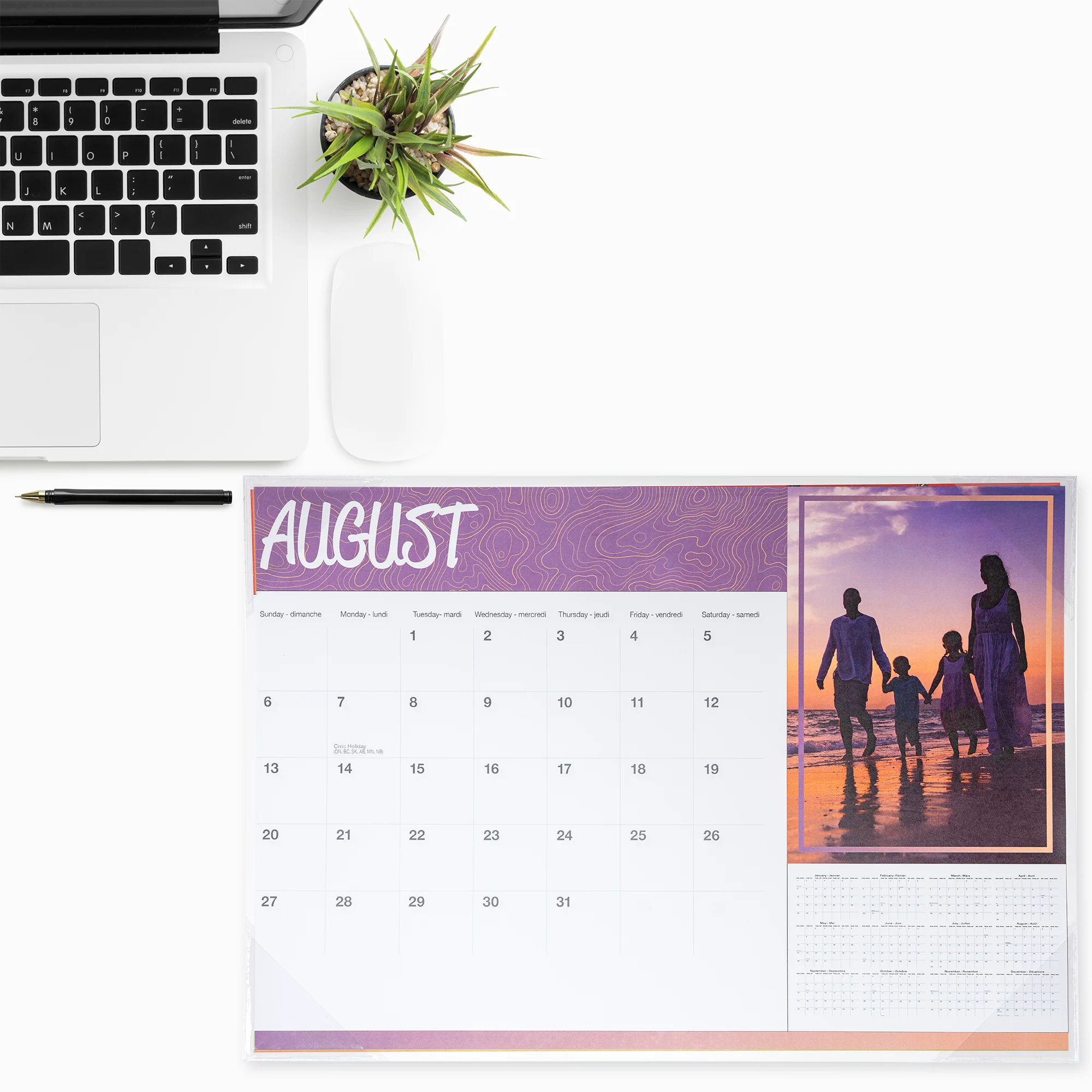 12x17 Layflat Desk Calendar - Image 3