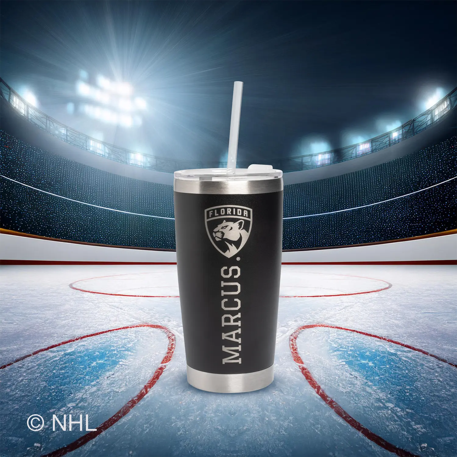 20oz. NHL Stainless Steel Tumbler - Image 10