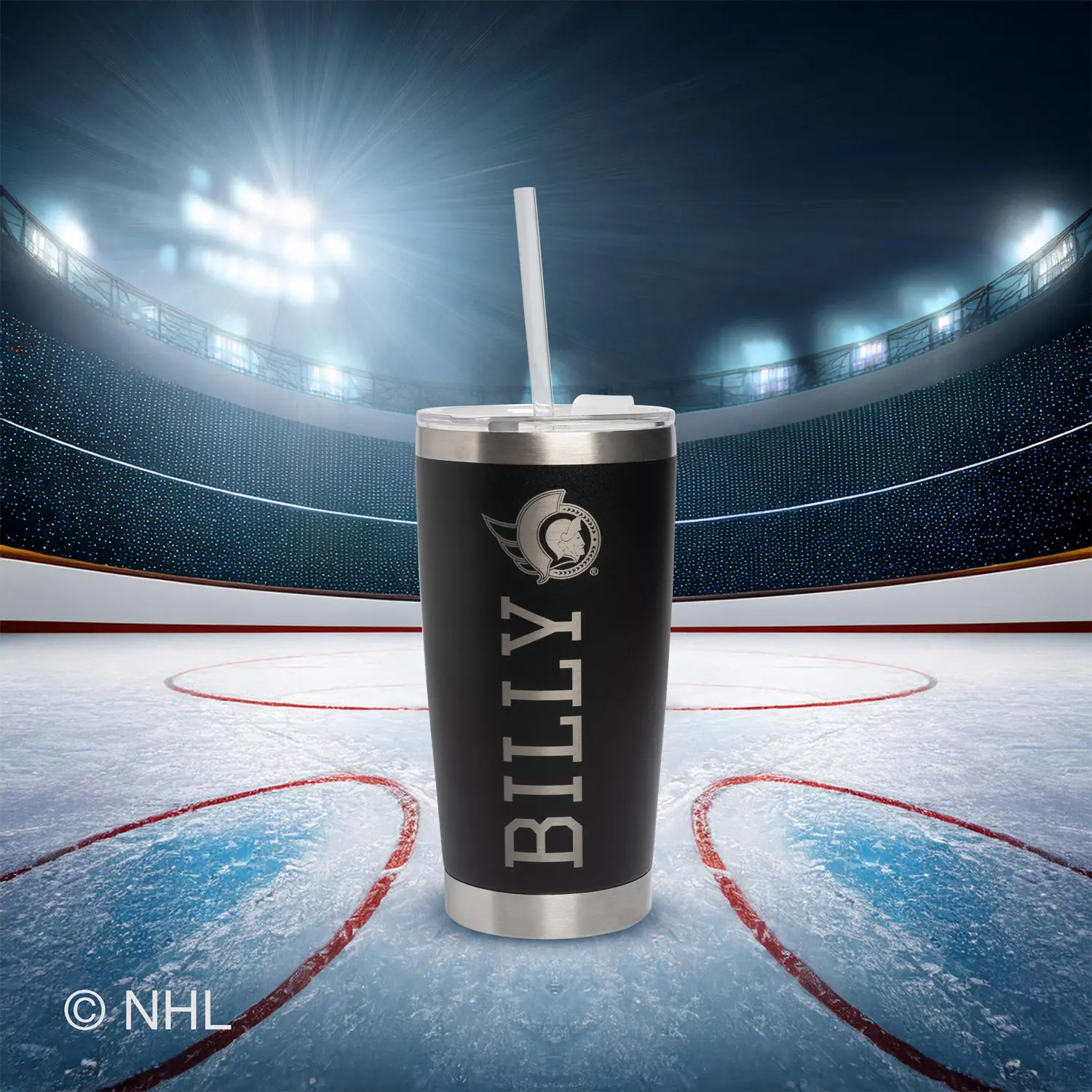 20oz. NHL Stainless Steel Tumbler - Image 11