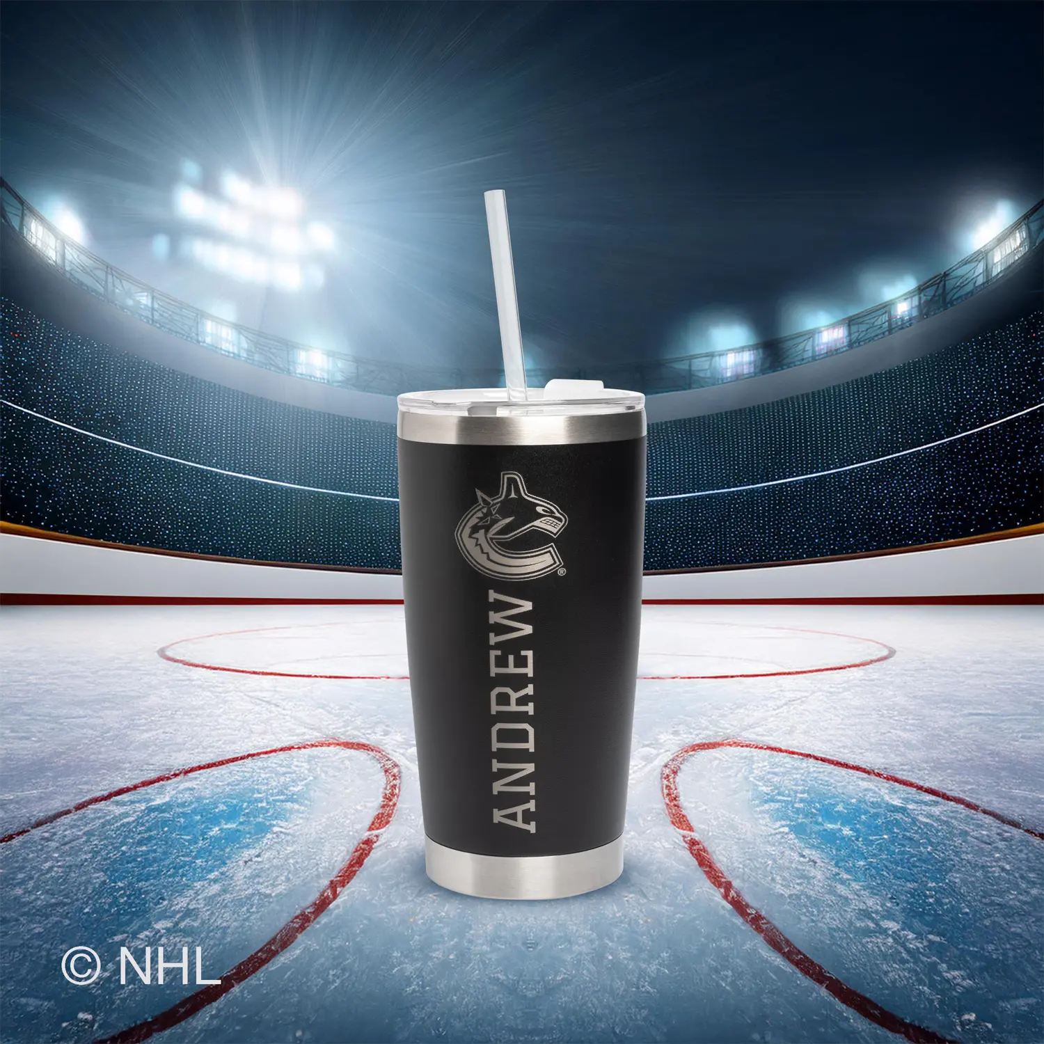 20oz. NHL Stainless Steel Tumbler - Image 13