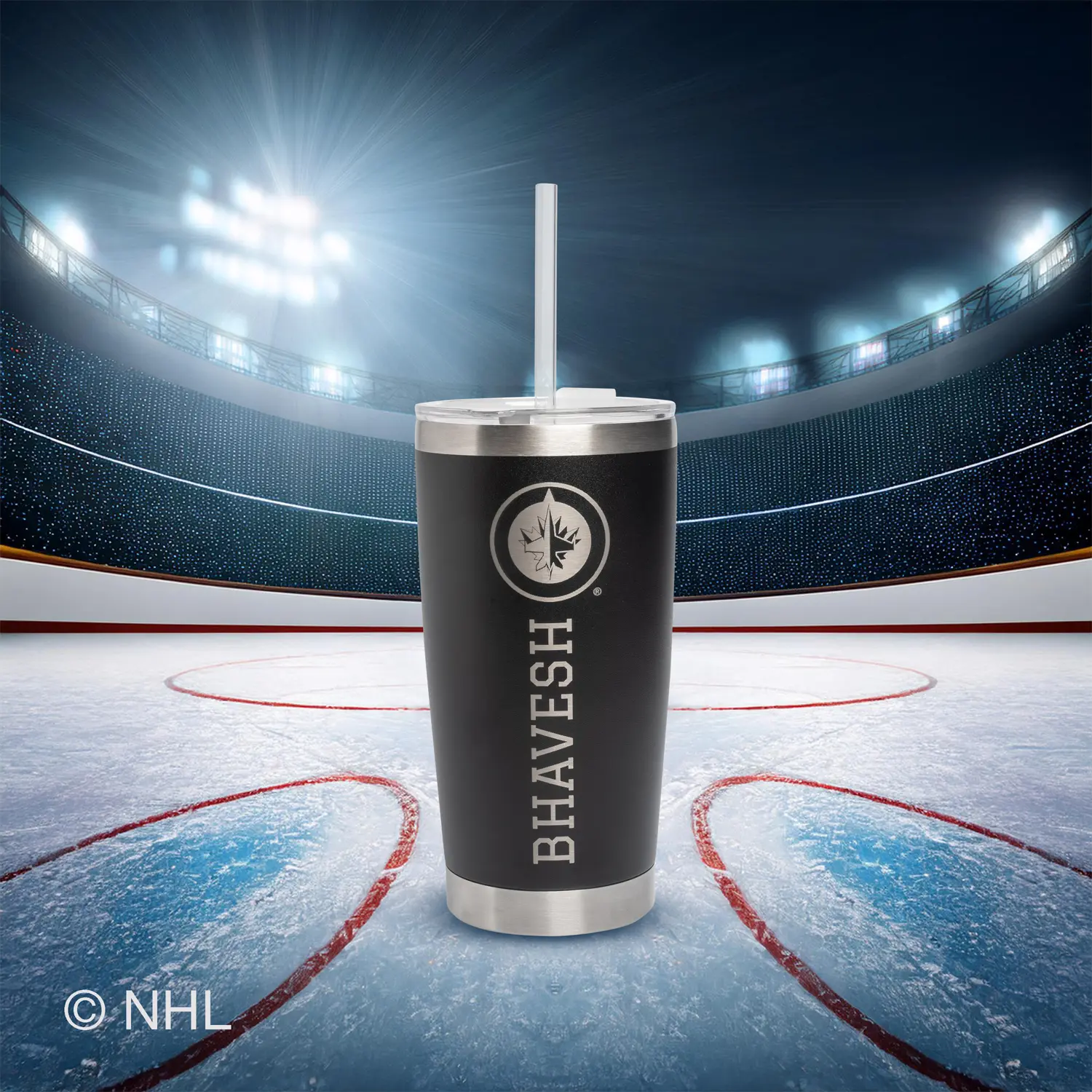 20oz. NHL Stainless Steel Tumbler - Image 15