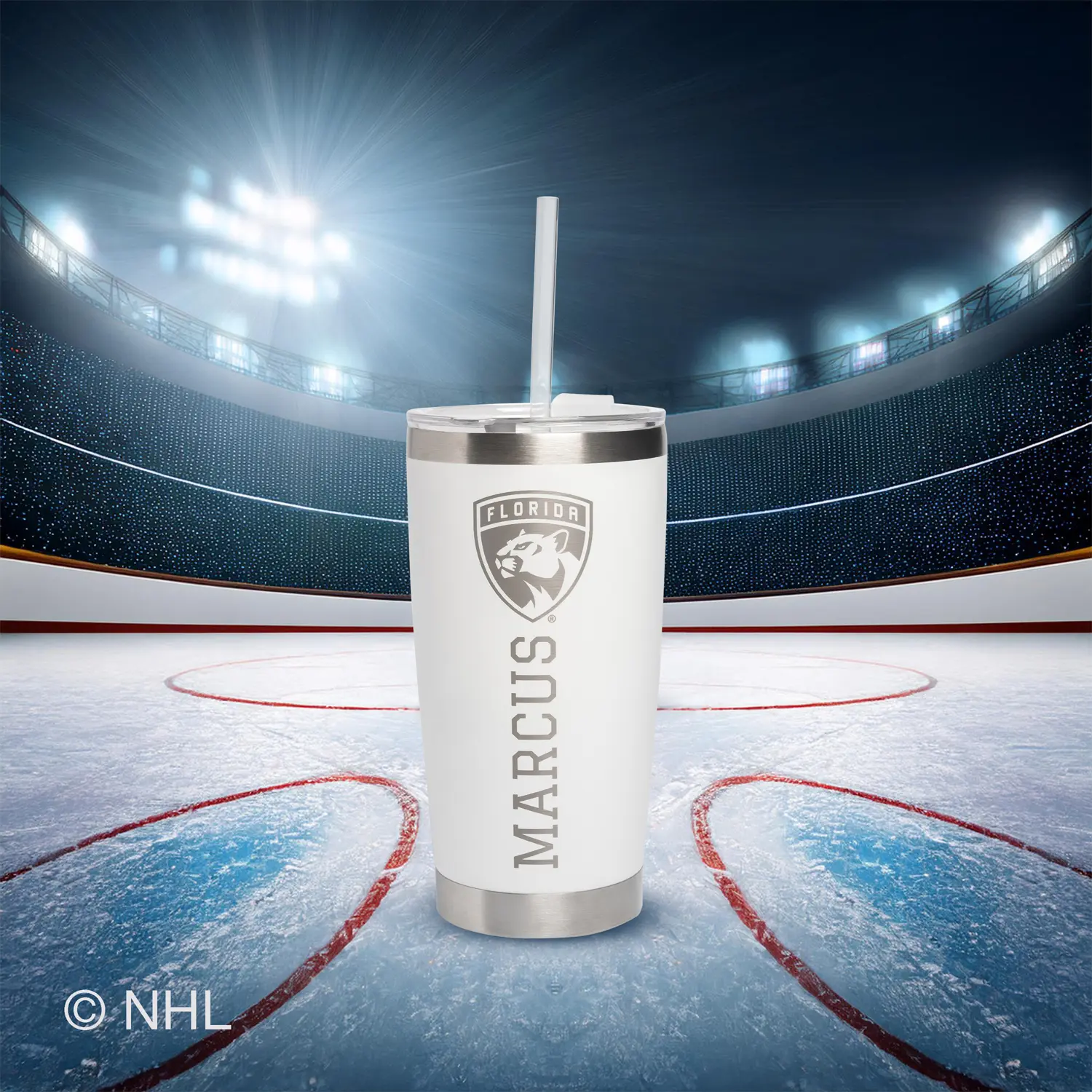 20oz. NHL Stainless Steel Tumbler - Image 18