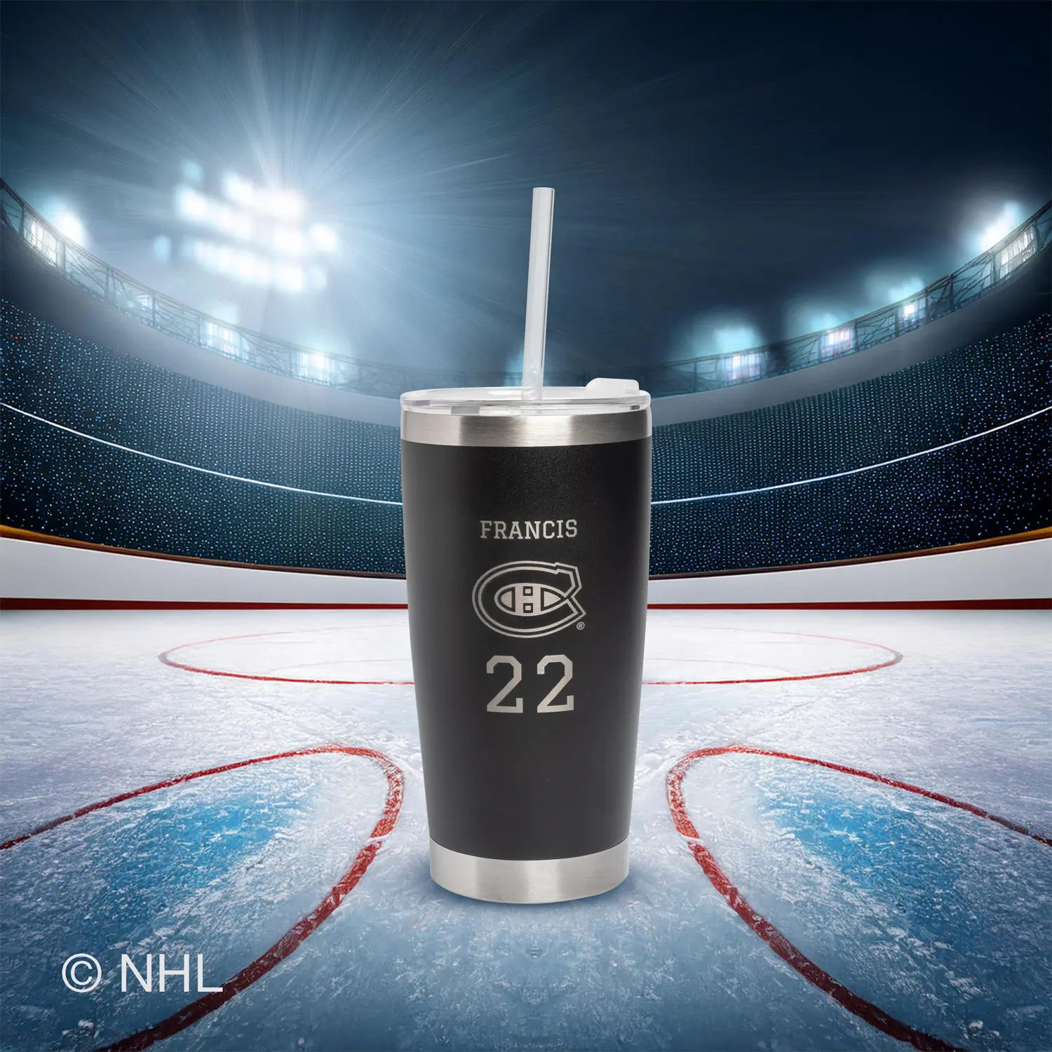 20oz. NHL Stainless Steel Tumbler - Image 26