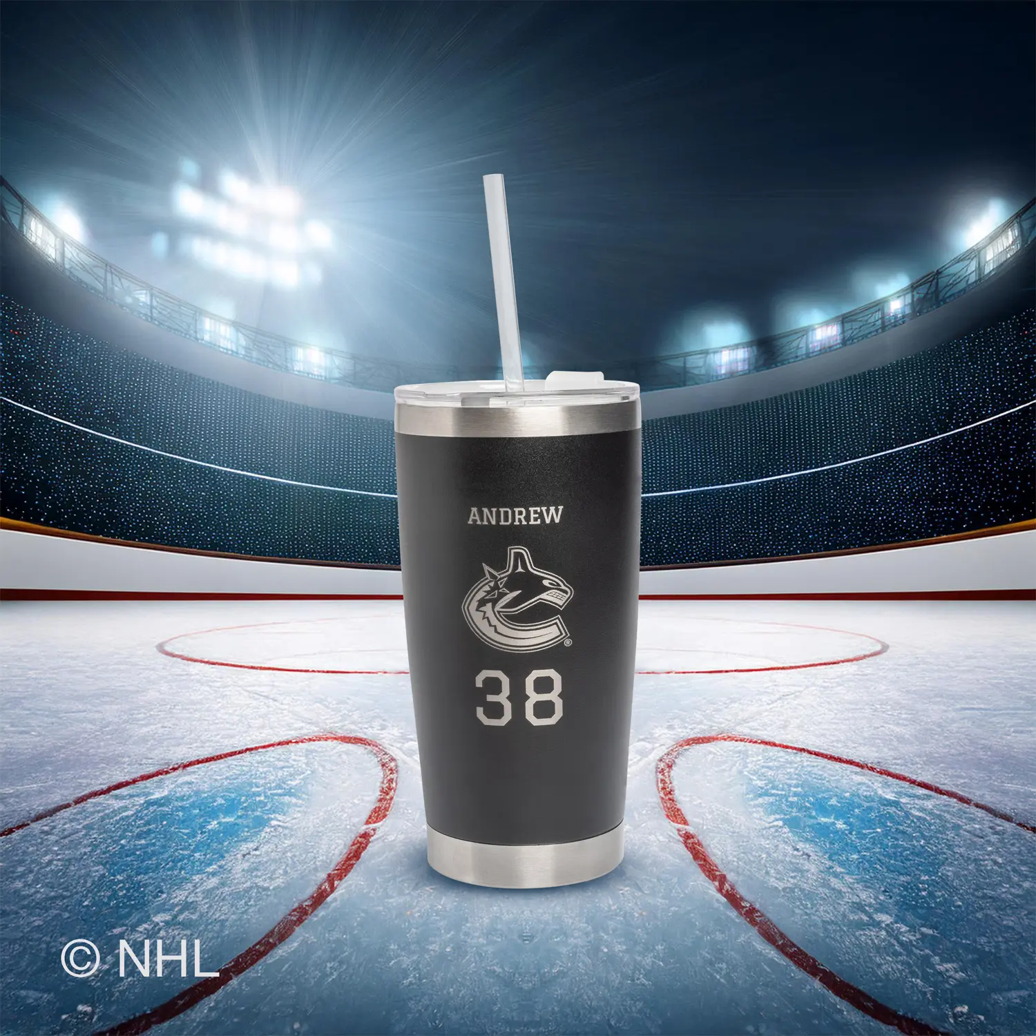 20oz. NHL Stainless Steel Tumbler - Image 29