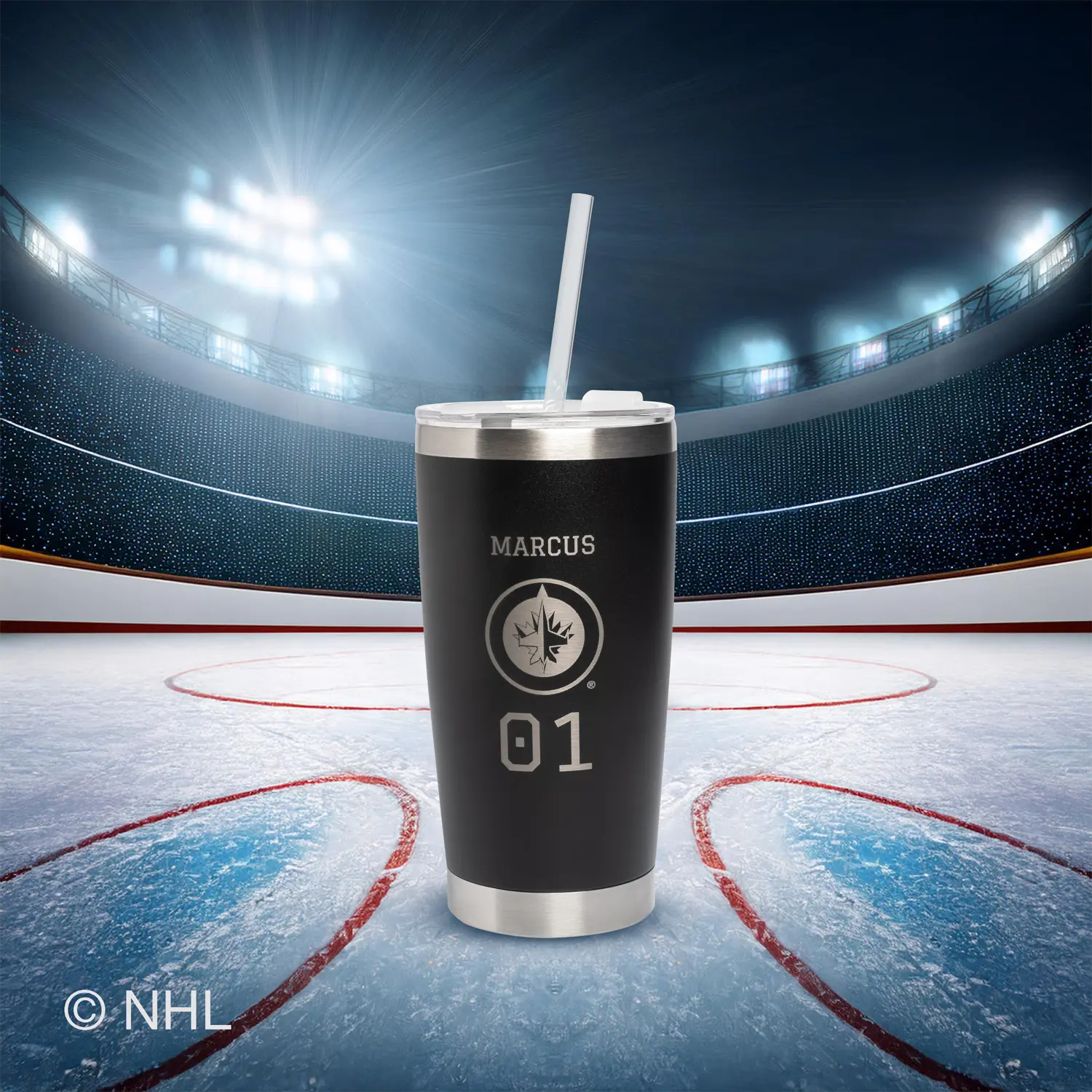 20oz. NHL Stainless Steel Tumbler - Image 31