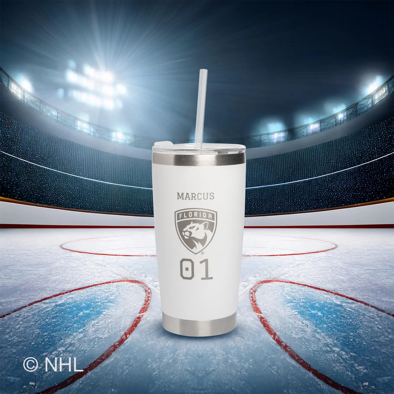 20oz. NHL Stainless Steel Tumbler - Image 34