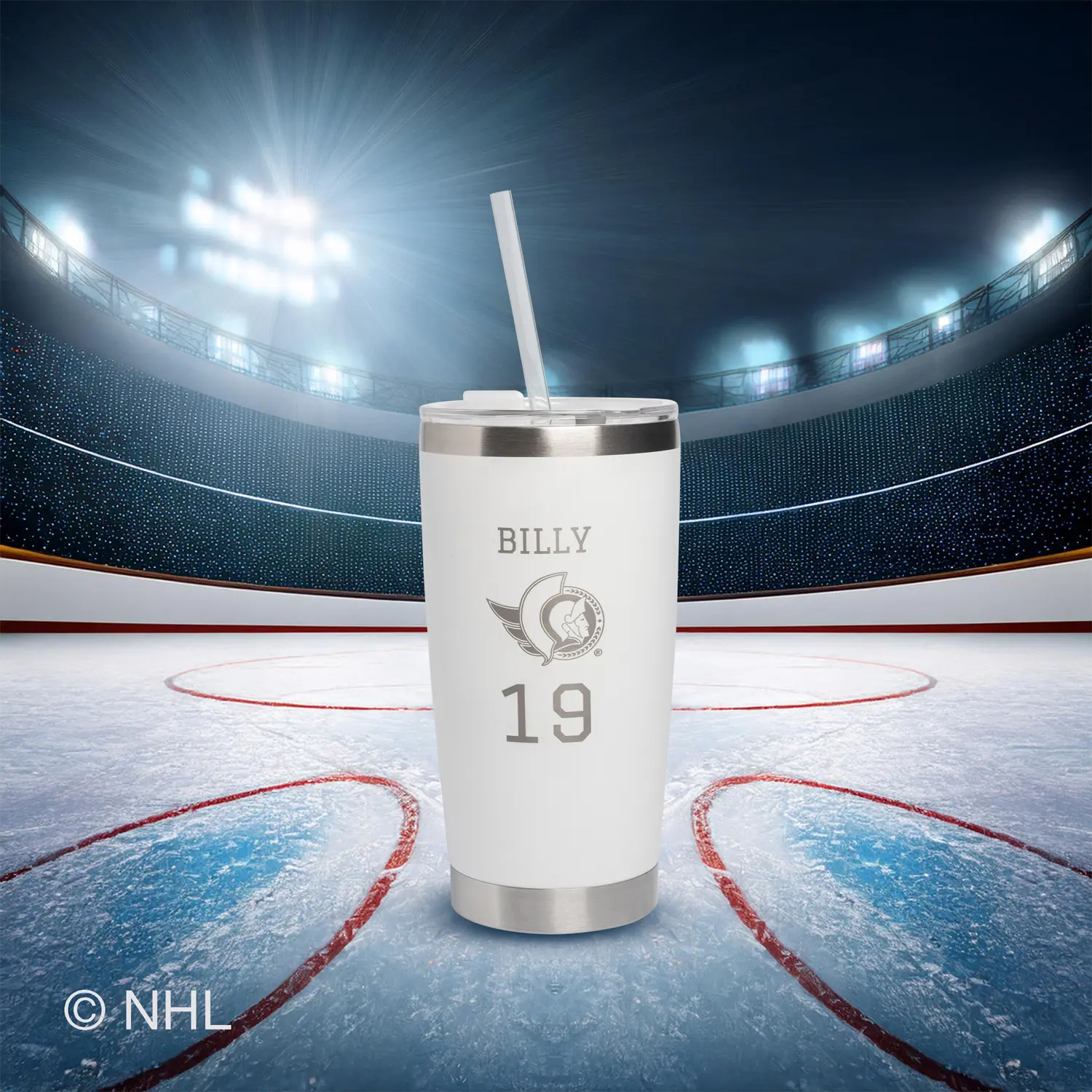 20oz. NHL Stainless Steel Tumbler - Image 36