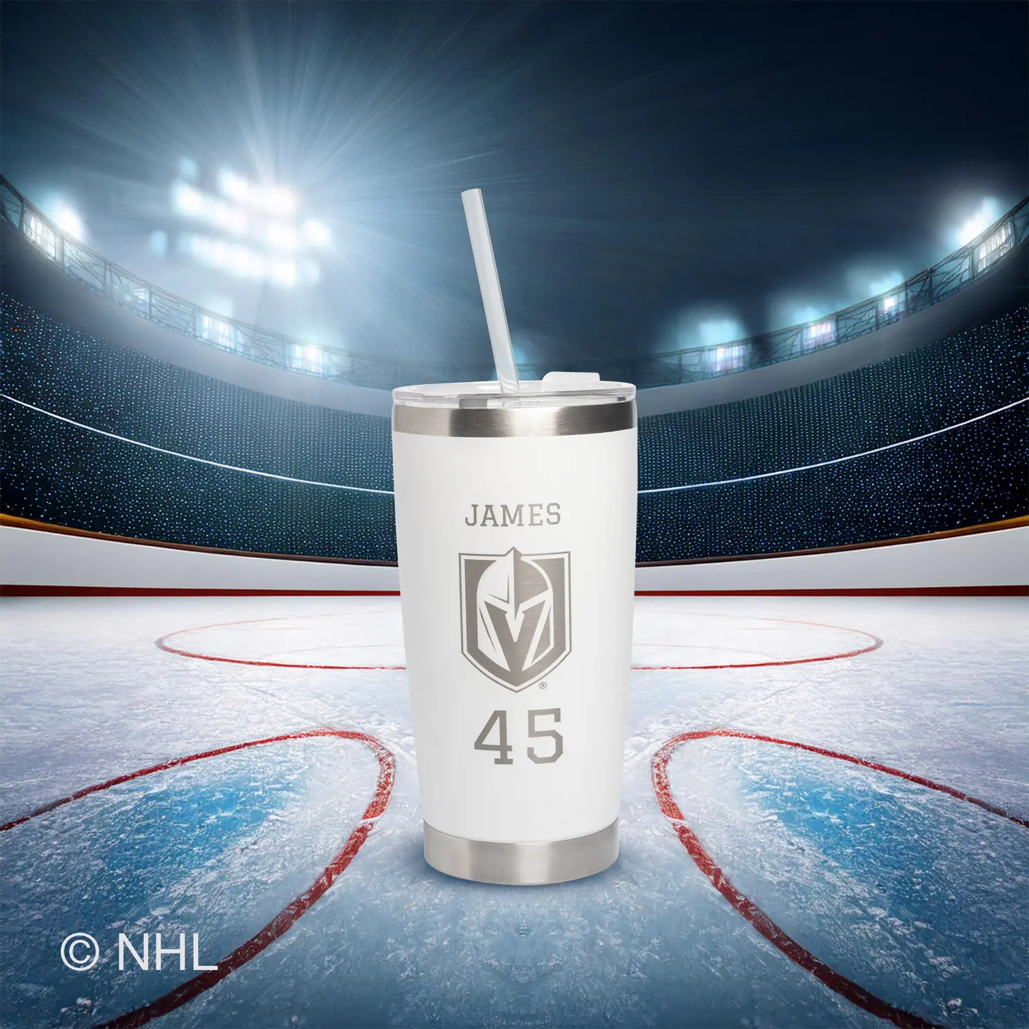 20oz. NHL Stainless Steel Tumbler - Image 37