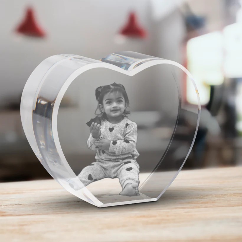 Personalized 3D Crystal Heart ❤️ - Image 5