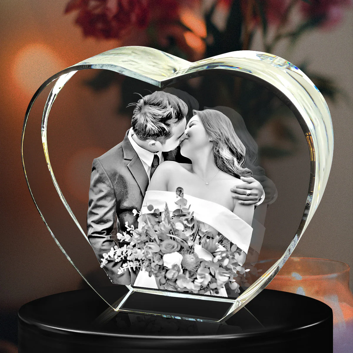 Personalized 3D Crystal Heart ❤️ - Image 6