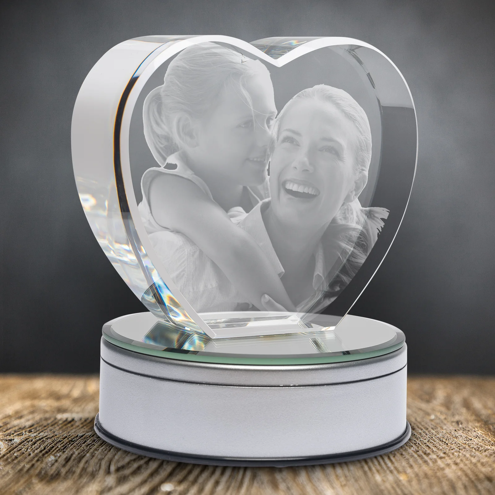 Personalized 3D Crystal Heart ❤️ - Image 9