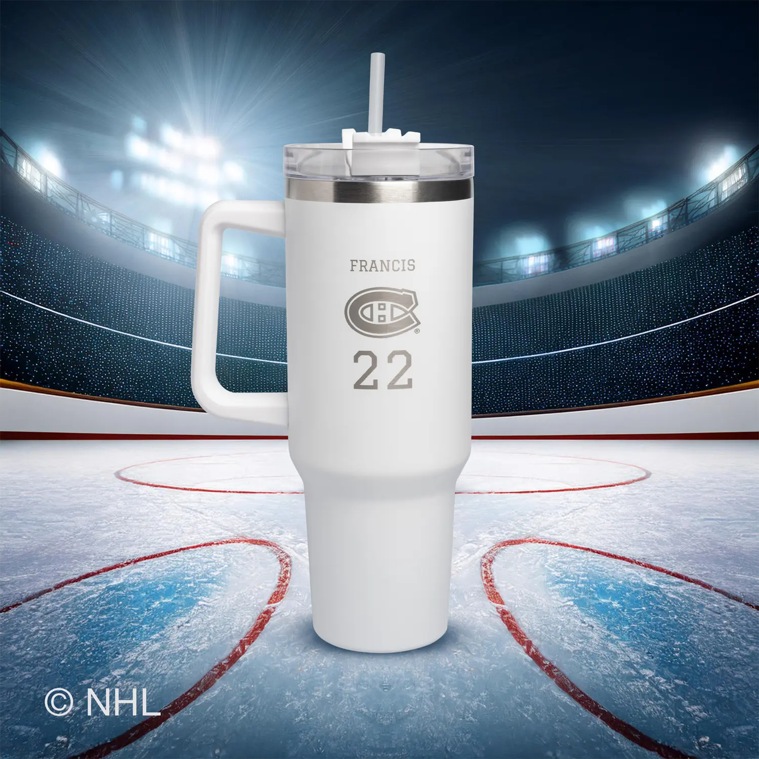 40oz.  NHL Stainless Steel Tumbler - Image 33