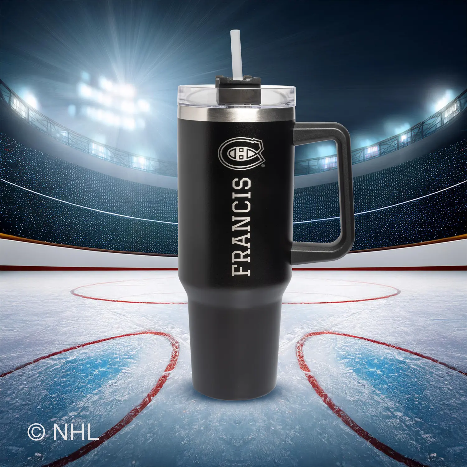 40oz.  NHL Stainless Steel Tumbler - Image 8