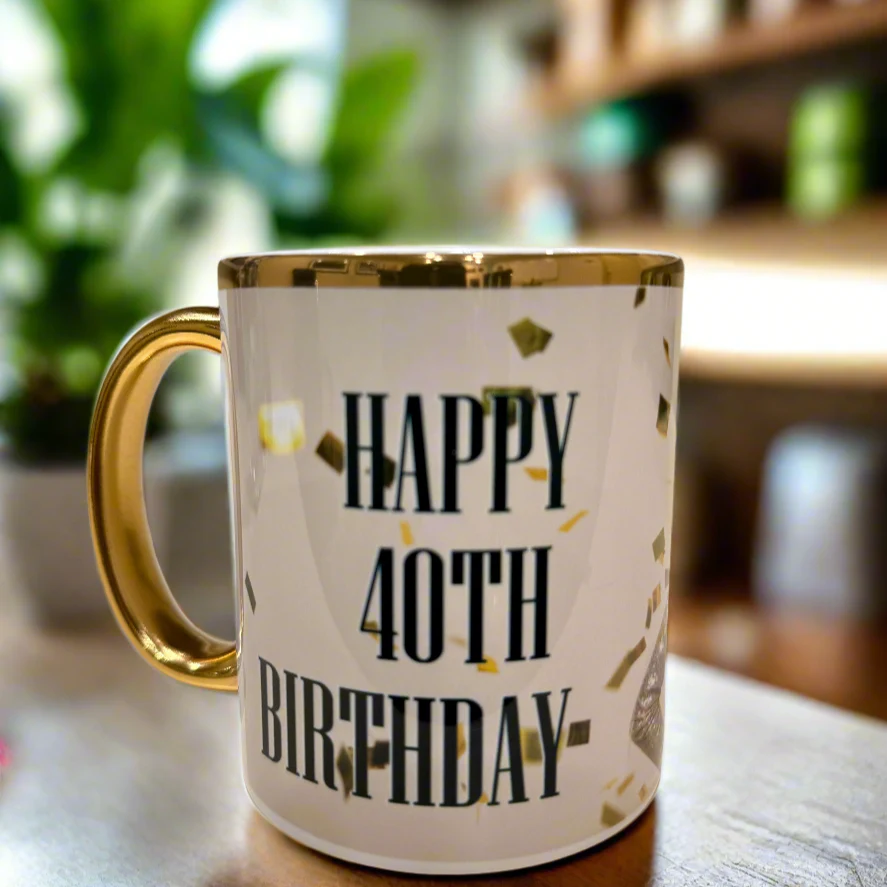 Gold Rimmed Mug - Image 4