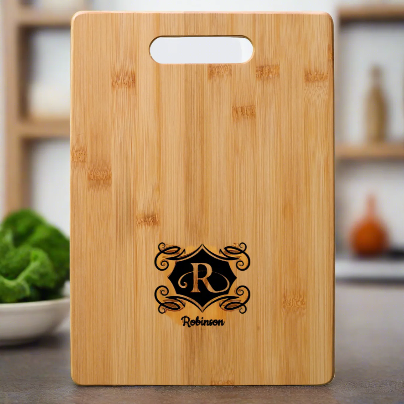 Laser Engraved Bamboo Cutting Board - Image 5