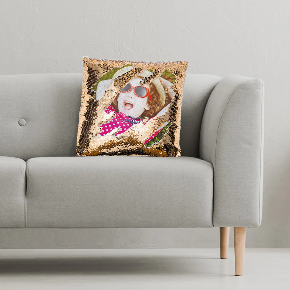 Sequin Pillow Cover - Image 3